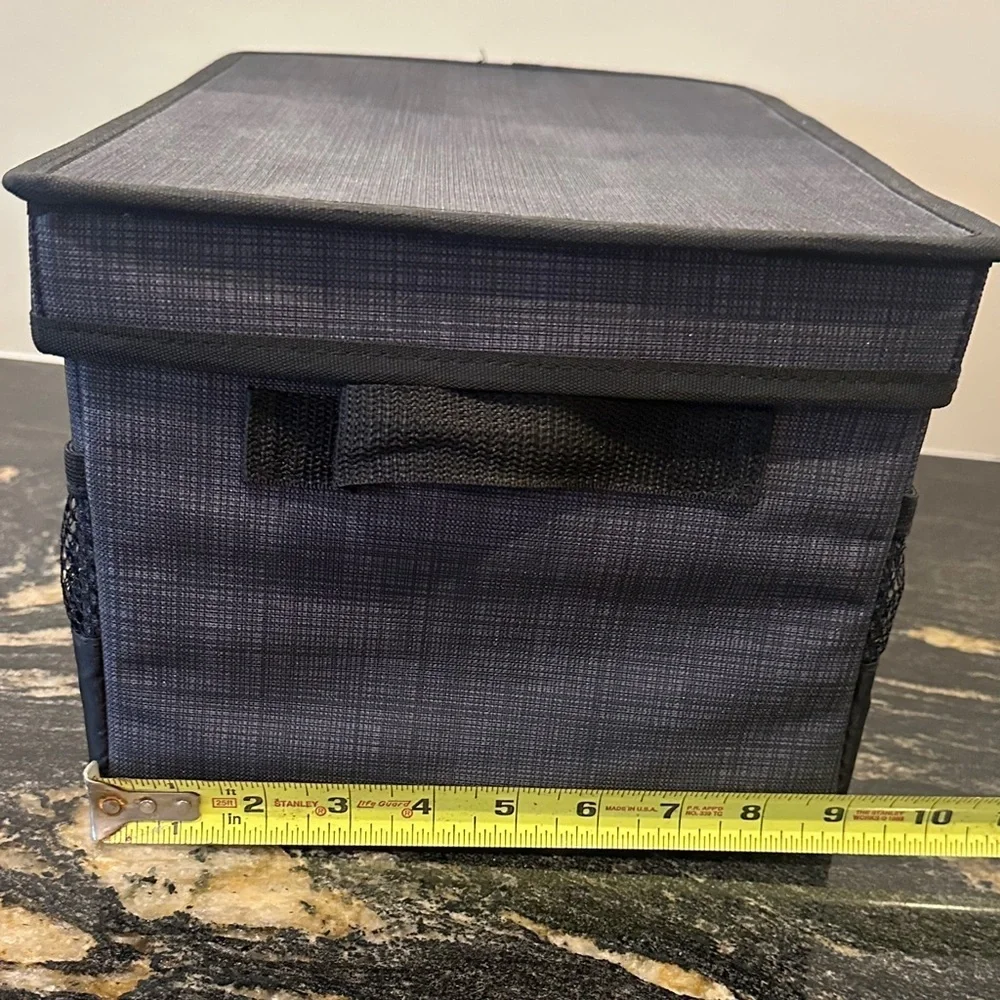 Thirty-One Flip-Top Organizing Bin - Black